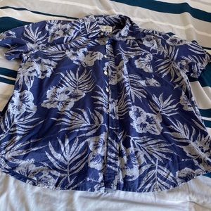 Lucky Brand Tropical Button Down